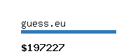 guess.eu Website value calculator