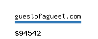 guestofaguest.com Website value calculator