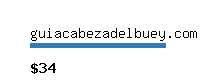 guiacabezadelbuey.com Website value calculator