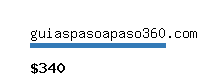 guiaspasoapaso360.com Website value calculator