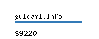 guidami.info Website value calculator