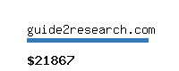 guide2research.com Website value calculator