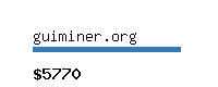 guiminer.org Website value calculator