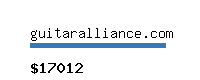 guitaralliance.com Website value calculator