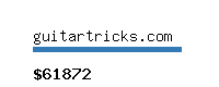 guitartricks.com Website value calculator