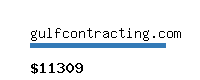 gulfcontracting.com Website value calculator