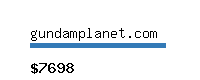 gundamplanet.com Website value calculator