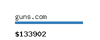 guns.com Website value calculator