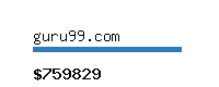 guru99.com Website value calculator