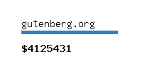 gutenberg.org Website value calculator