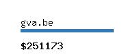 gva.be Website value calculator