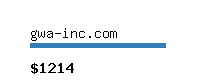 gwa-inc.com Website value calculator