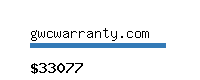 gwcwarranty.com Website value calculator