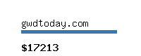 gwdtoday.com Website value calculator