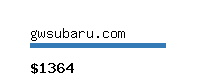 gwsubaru.com Website value calculator