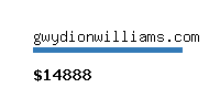 gwydionwilliams.com Website value calculator