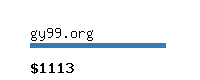 gy99.org Website value calculator