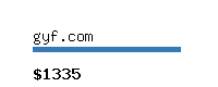 gyf.com Website value calculator