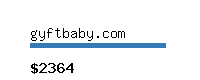 gyftbaby.com Website value calculator