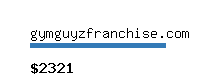 gymguyzfranchise.com Website value calculator