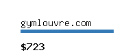 gymlouvre.com Website value calculator