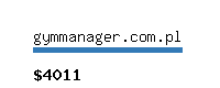 gymmanager.com.pl Website value calculator