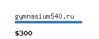 gymnasium540.ru Website value calculator