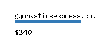 gymnasticsexpress.co.uk Website value calculator