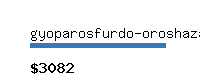 gyoparosfurdo-oroshaza.hu Website value calculator