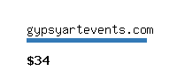 gypsyartevents.com Website value calculator