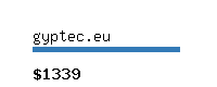 gyptec.eu Website value calculator