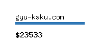 gyu-kaku.com Website value calculator