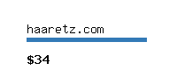 haaretz.com Website value calculator