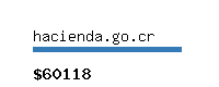 hacienda.go.cr Website value calculator