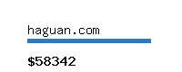 haguan.com Website value calculator