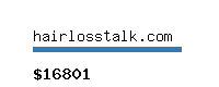 hairlosstalk.com Website value calculator