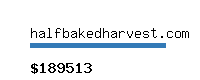 halfbakedharvest.com Website value calculator