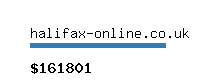 halifax-online.co.uk Website value calculator