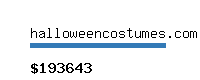 halloweencostumes.com Website value calculator