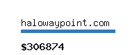 halowaypoint.com Website value calculator