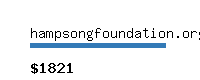 hampsongfoundation.org Website value calculator