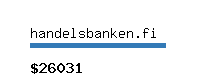 handelsbanken.fi Website value calculator