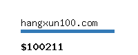 hangxun100.com Website value calculator