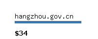 hangzhou.gov.cn Website value calculator