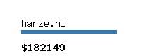 hanze.nl Website value calculator