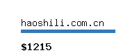 haoshili.com.cn Website value calculator