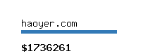 haoyer.com Website value calculator