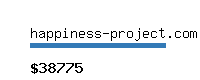 happiness-project.com Website value calculator