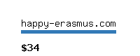 happy-erasmus.com Website value calculator