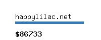 happylilac.net Website value calculator